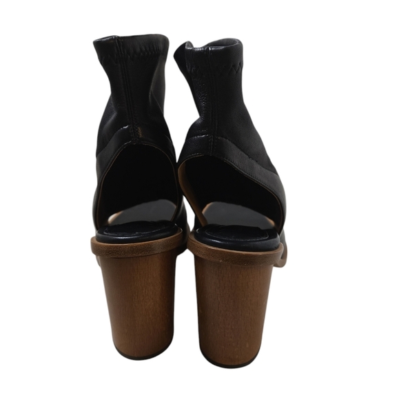 Chloe Leather Black ankle boots Size 38 - Picture 4 of 7